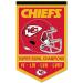 Kansas City Chiefs 4 Time Super Bowl Champions Banner Pennant