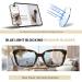XVXV Reading Glasses for Women & Men - Blue Light Blocking Square Readers - Anti Glare & Eyestrain - Spring Hinge - 3 Pack (1.5x - Buy Online on GoSupps.com