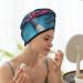 Fantasy Mushrooms Microfiber Hair Towel | Super Absorbent Coral Velvet Wrap for Long Curly & Thick Hair - Buy Online on GoSupps.com