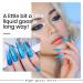 MIZHSE Blue Chrome Powder Liquid for Nails - Metallic Nail Art Pigment 10ml - Mirror Effect UV LED Soak Off Polish - Nail Art Design MJY009 - Buy Online on GoSupps.com