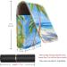 Buy Leather Lipstick Case Organizer with Mirror - Tropical Beach Design | Mini Lip Gloss Holder for Travel - Buy Online on GoSupps.com
