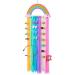 FIOBEE Rainbow Hair Bows Holder Organizer Unicorn Clips Storage Headband Holder Unicorn Wall Hanging Home Décor for Baby Girls Room Multi-colored