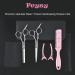 Professional Barber Hairdressing Scissors Set for Women & Men - Fcysy Hair Cutting & Thinning Scissor with Haircut Accessories in Silver - Buy Online on GoSupps.com