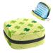 Four Leaf Clover Sanitary Napkin Storage Bag Feminine Menstrual Cup Pouches Nursing Pad Holder Tampon Bags Portable Period Bag for Women Teen Girls 1Pcs Multi-colored 12