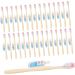 200 Disposable Toothbrushes Set - Travel-Friendly Waterproof Toothbrushes for School & Office | Multi-Color Pack - Buy Online on GoSupps.com