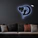 Personalized LED Moon Night Light - Elfe Fee Heart Star Decorative Leave Light for Children's Room | 13 Colors Available - Buy Online on GoSupps.com