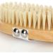 Com-Four 2x Bathing Brush Set - Long Removable Stem Wooden Back Brush for Showering & Swimming - Massage & Wellness - Brown (2 Pieces) - Buy Online on GoSupps.com