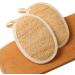4 Pcs Natural Loofah Sponges | Exfoliating Body Scrubbers for a Refreshing Shower Experience - Buy Online on GoSupps.com