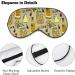 Bright Olives Seamless Sleep Mask - Adjustable Strap, Blocks Light, Ideal for Men and Women - Travel, Nap, and Night Sleep Blindfold - Buy Online on GoSupps.com