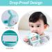 COZYPANDA Baby Teether - BPA Free Silicone Teething Toys for Babies 0-6 Months - Never Drop Teething Pacifier for Teething Relief (Green) - Buy Online on GoSupps.com