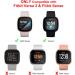 Adjustable Champagne Gold Metal Loop Bands for Fitbit Versa 3 & Sense - Small Size, Stainless Steel Magnetic Lock Replacement Wristbands - Buy Online on GoSupps.com
