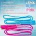 Kids Adjustable Beaded Jump Rope Set - Pain-Free Fun for All Ages - Ideal Party Gift for Boys and Girls - Pink & Blue - 2 Pack - Buy Online on GoSupps.com