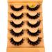 HBZGTLAD Cat Eye Eyelashes - 3D Natural False Lashes D Curl Fluffy & Soft 5 Pairs Manga Lashes for Wispy Eyelash Extension Makeup - Buy Online on GoSupps.com