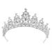 Kamirola - Queen Crown and Tiaras Princess Crown for Women and Girls Crystal Headbands for Bridal, Princess for Wedding and Party (Sliver) Silver