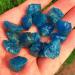 Natural Raw Blue Apatite Rough Stones Crystal Gravel Minerals and Stones Rough Gemstone Specimen Lucky Crystal Stone Crystal Reiki - Buy Online on GoSupps.com