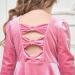 Miipat Baby Girls Velvet Dress - Long Sleeve Toddler Girl Princess Dress 3-4 Years Pink - Buy Online on GoSupps.com