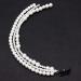 Minkissy Pearl Beads Strand Elegant Hair Chain Hair Extensions Barrettes Ponytail Decor For Women Bride Birthday Wedding Valentines Day Party - Buy Online on GoSupps.com