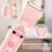 Scottomon Electric Bikini Trimmer Set for Women | Waterproof Cordless 3-in-1 Body Hair Shaver & Groomer - Ideal for Face & Body | Pink - Buy Online on GoSupps.com