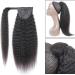Ponytail Extensions 10-24 Inch Long Yaki Straight Ponytail for Black Women Real Human Hair Wrap Around Ponytail Extensions with Magic Paste Clip in Remy Hair Extensions for Women(Size:18inch 100g) - Buy Online on GoSupps.com