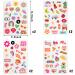 VERSRH 70s Temporary Tattoos - 8pcs Groovy Designs for Kids Party Favor | Waterproof Body Stickers for Retro Hippie Theme Birthday Party - Buy Online on GoSupps.com