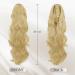 BARSDAR 20'' Long Wavy Blonde Ponytail Extension - Synthetic Hairpiece for Women - Ash Blonde Mix Bleach Blonde - Perfect for Daily Use, Parties, and Halloween - Clip in Ponytail Hair Extension (Pack of 1) - Buy Online on GoSupps.com