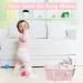 Large Pink Dots Baby Diaper Caddy Organizer - Nursery Storage Basket for Girl - Portable Tote Bag for Changing Table and Travel - Buy Online on GoSupps.com