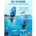 Full Face Snorkel Mask for Adults - Anti-Fog Diving Gear with Safety Breathing System and 180 Panoramic View - Blue S/M - Buy Online on GoSupps.com