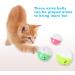 UPSKY 3-Level Cat Toy Roller Turntable with Colorful Balls - Interactive Fun for Kittens - Blue - Buy Online on GoSupps.com
