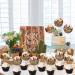 Sursurprise 36Pcs Desert Cupcake Toppers for Desert Cactus Baby Shower Decorations Arizona Wedding Western Cowboy Horse Birthday Party Supplies - Buy Online on GoSupps.com