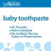 Dr. Brown's Finger Toothbrush and Baby Toothpaste - Strawberry Flavor | Fluoride Free | Made in The USA | 0-3 Years | 1.4oz - Buy Online on GoSupps.com