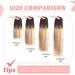 Vlasy Clip in Hair Extensions 14 Inch (70 g) T2/27+T2/60# - Seamless Real Human Hair Extension Set for Women - Buy Online on GoSupps.com