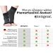 Shop Azengear Ankle Bandage (2 Pairs) - Plantar Fasciitis Socks for Fast Relief | XXL Black for Men & Women - Buy Online on GoSupps.com