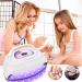 150W UV LED Nail Lamp for Gel Polish - Fast Curing Light with 57 Beads, Auto Sensor, Portable Handle - Professional Salon Accessories (Purple) - Buy Online on GoSupps.com