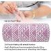 Not Deformed For A Long Time Nail Art Pad Soft Nail Art Hand Pillow for Home Beauty Salon(Purple geometry) - Buy Online on GoSupps.com