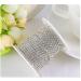 Honbay 10 Yard Crystal Rhinestone Close Chain Trim 2.5mm Silver Color - Clear | Sewing Craft - Buy Online on GoSupps.com