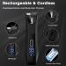 Waterproof Body & Groin Hair Trimmer for Men | Dual-Head Ceramic Blade & Foil Shaver | Rechargeable Wet & Dry Groomer with LCD Display - Black - Buy Online on GoSupps.com