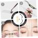 FOMIYES 2pcs Bow Eyebrow Ruler Eyebrow Level Tool Stainless Steel Eyebrow Ruler Set Draw a Line - Buy Online on GoSupps.com