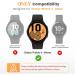 Goton Samsung Galaxy Watch 5 & 4 40mm Bling Case with Tempered Glass Film - Pink/RG Crystal Diamond Protective Cover - Accessories for Watch5 & Watch4 40mm - Buy Online on GoSupps.com