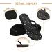 Mnsruu White Stars Constellations Flip Flops Stylish & Comfortable for Home Hotel Spa Bedroom & Travel | Unisex Medium Multicolor - Buy Online on GoSupps.com