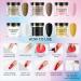 Roseflower Dipping Powder Nails Kit - 6 Colors Nude Dip Powder with Base & Top Coat - DIY Home Manicure - Fast International Shipping - Buy Online on GoSupps.com