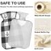 Buy NAANLE Black and White Plaid Anchor Hot Water Bottle - 1L Transparent Pain Relief & Warmth for Bed Hands & Feet Cozy Heat & Cold Therapy Solution - Buy Online on GoSupps.com