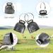 Buy KQNM 10-Piece Cow Bell Set | Retro Iron Farm Animal Bells for Cattle Goats Horses & Sheep - Perfect for Christmas & Crafts - Buy Online on GoSupps.com