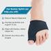 360 RELIEF Silicone Bunion Corrector & Gel Pads - Big Toe Separator for Hallux Valgus Pain Relief | Scientific Correction of Bunion | 1 Pair Small, Black | Includes Mesh Laundry Bag - Buy Online on GoSupps.com