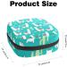 Alpaca Cactus Pattern Sanitary Napkin Storage Bag - Portable Menstrual Period Kit for Women, Teens, and Girls - Color 6 - Buy Online on GoSupps.com