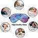 Mermaid Fish Scale Print Sleep Eye Mask | Soft Eyeshade for Travel & Naps - Perfect for Women & Men - Buy Online on GoSupps.com