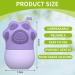 Cat Paw Violet Ice Scooter: Reusable Silicone Face & Eye Massage Device for Pore Reduction & Skin Brightening - Buy Online on GoSupps.com