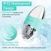 Sunmay Oval Sonic Face Cleaning Brush - Waterproof Silicone Facial Washer with Ion Function for Deep Cleaning & Gentle Peeling - Blue M - Buy Online on GoSupps.com