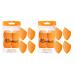 Real Techniques Miracle Complexion Beauty Sponge Makeup Blender Set Orange 8 pieces 8 pieces (1 pack)