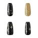 Gold Finger Gel Glam Design Press On Nails Kit - Long Length (GD16) - Buy Online on GoSupps.com