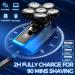 6 in 1 Waterproof Head Shaver for Bald Men | Cordless Electric Shavers for Head & Face - Blue - Buy Online on GoSupps.com